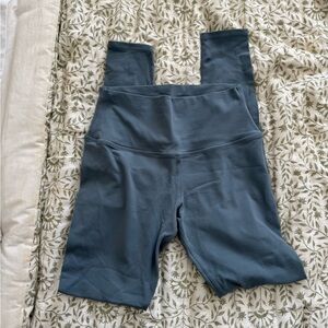 Alo High-Waisted Blue Leggings